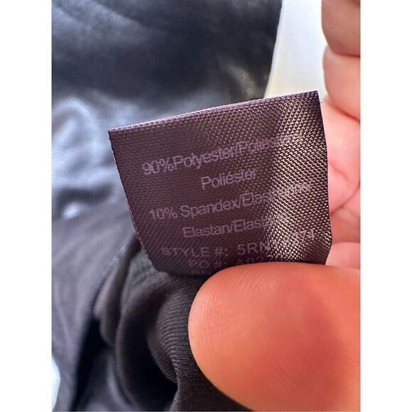 Hale Bob faux suede soft black leggings, size M - Picture 4 of 8